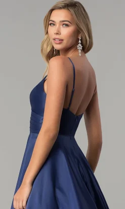 Pleated-Bodice Long Classic Formal Ball Gown