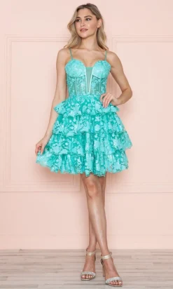 PolyUSA Short Party Dress 9428