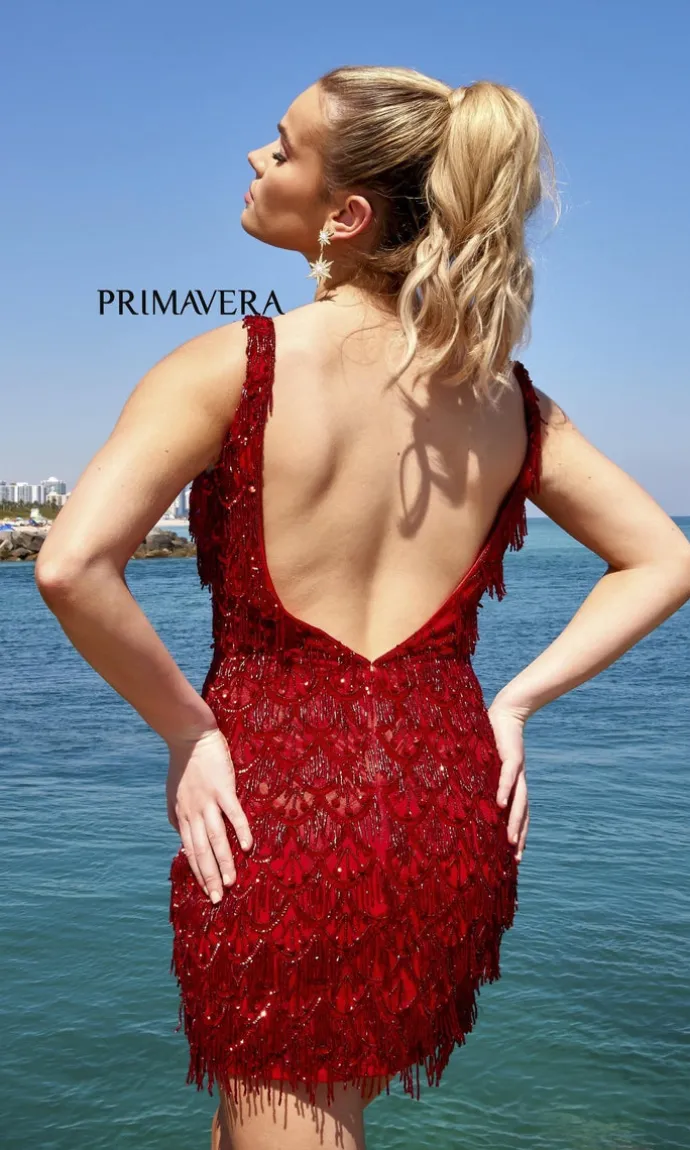 Short Homecoming Dress by Primavera 4042