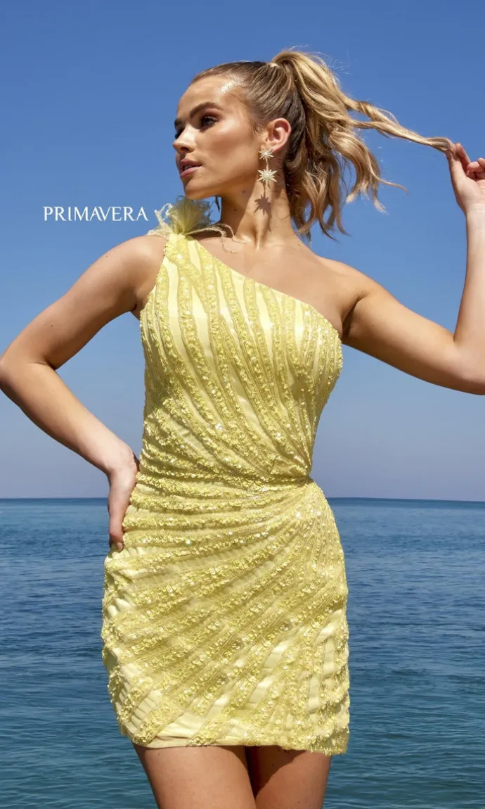 Short Homecoming Dress by Primavera 4004