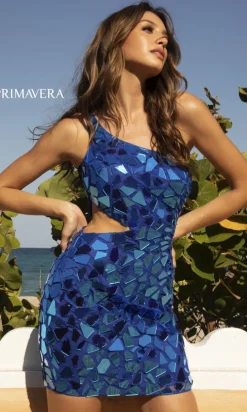 Short Homecoming Dress by Primavera 3529