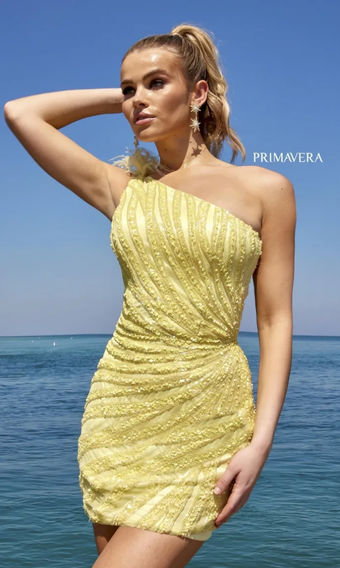 Short Homecoming Dress by Primavera 4004