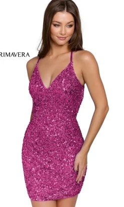Short Homecoming Dress by Primavera 3352