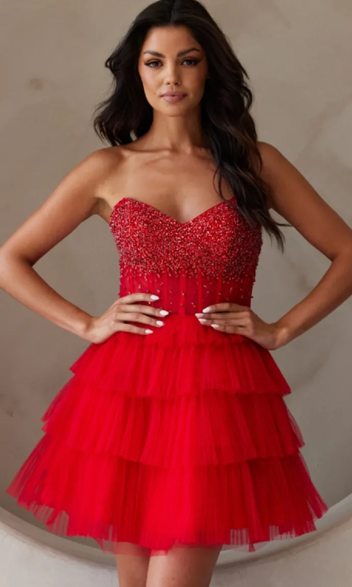 Short Homecoming Dress BZ9999S by Amelia Couture