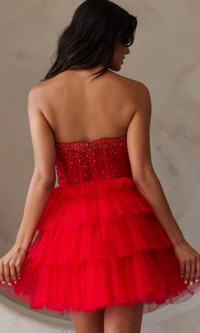 Short Homecoming Dress BZ9999S by Amelia Couture