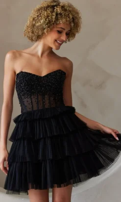 Short Homecoming Dress BZ9999S by Amelia Couture