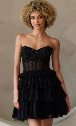 Short Homecoming Dress BZ9999S by Amelia Couture