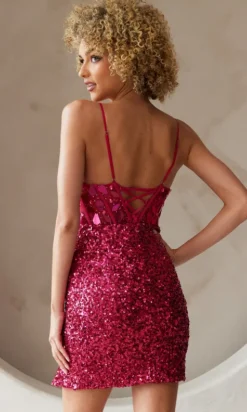 Short Homecoming Dress 5057S by Amelia Couture