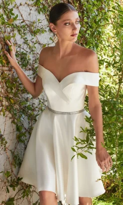 Short Party Dress CD0140W by Ladivine