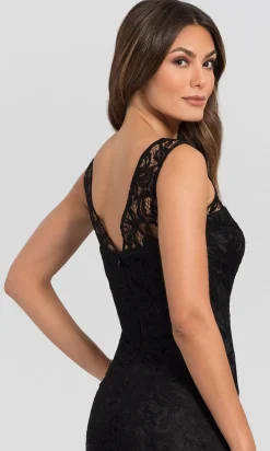 Sleeveless Semi-Formal Short Lace Cocktail Dress